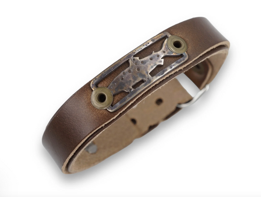 Sight Line Provisions - Bronze - Stargazer Trout - Skinny Bracelet