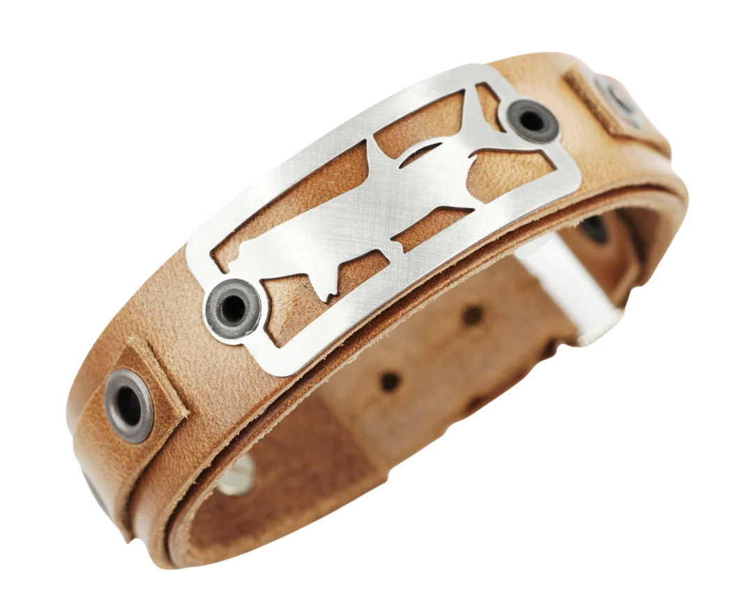 Sight Line Provisions Tarpon Horween Brown Bracelet