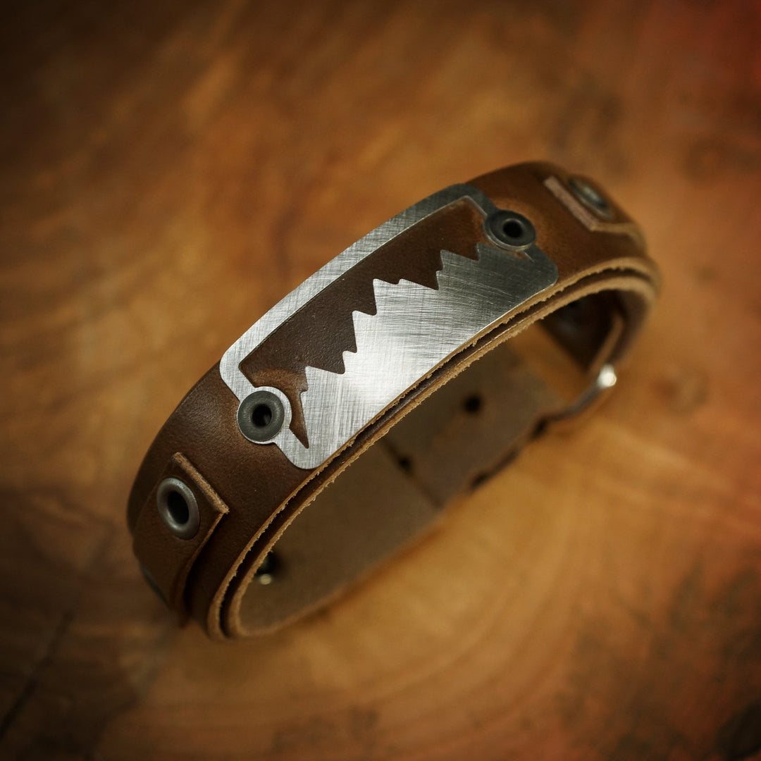 Sight Line Provisions Tectonic Rush Brown Bracelet