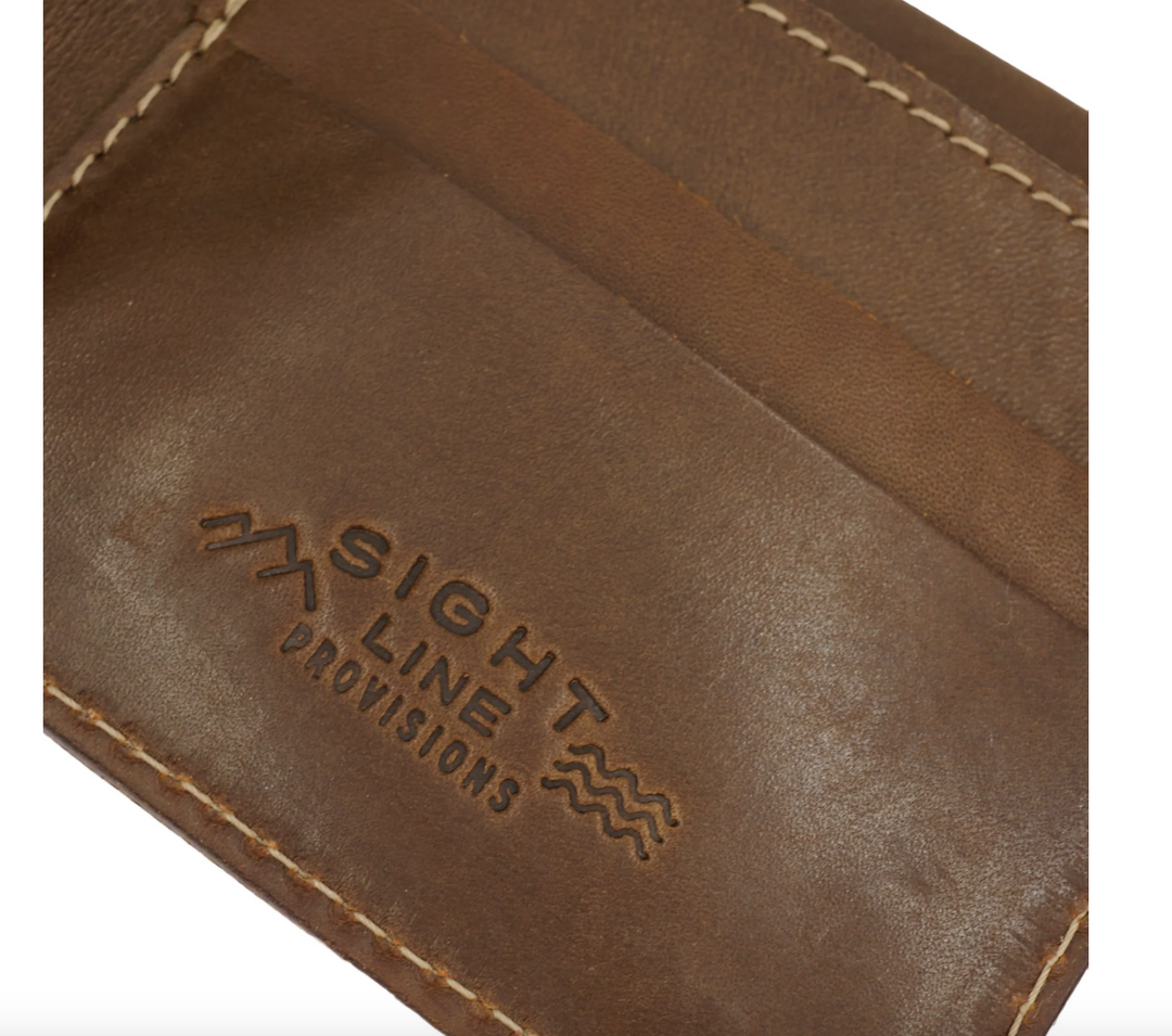 Sight Line Provisions - Dry Fly + Textile Leather Wallet