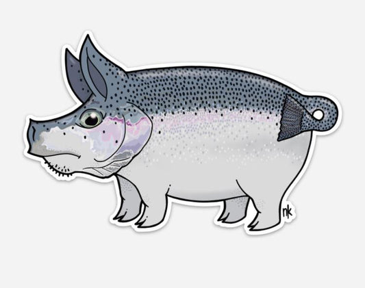 Karnes Pig Steelhead Decal