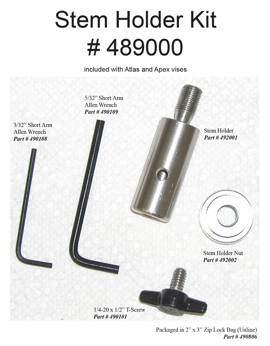 Vise Stem Holder Kit