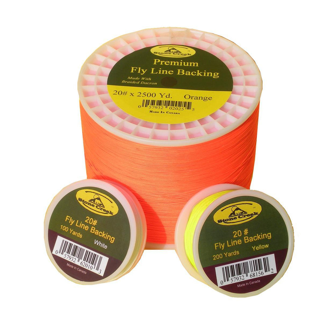 Stone Creek Fly Line Backing 20lb 100-yrds - Fly Fishing