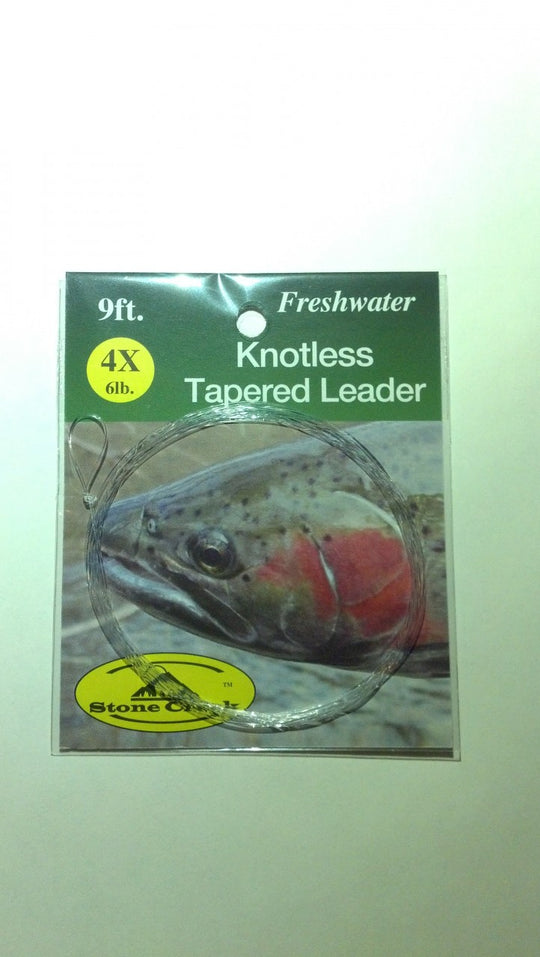 Stone Creek Knotless Tapered Leader 9ft - Fly Fishing