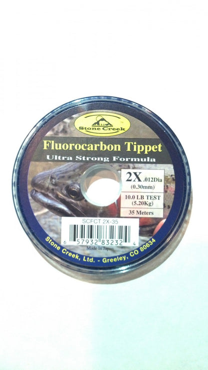Stone Creek Fluorocarbon Tippet Spools 35M - Fly Fishing
