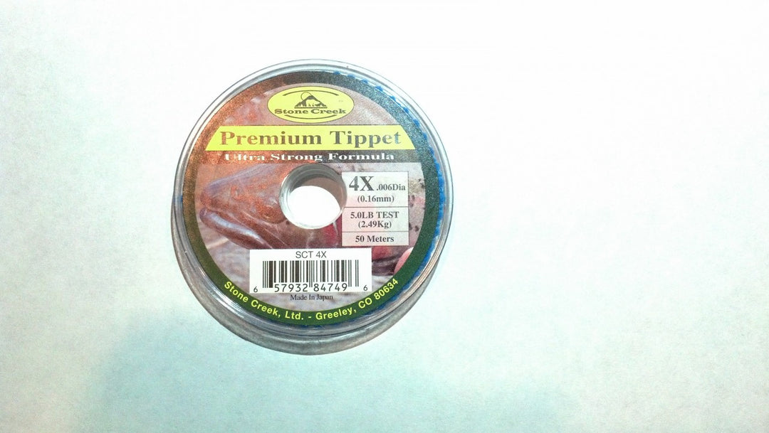 Stone Creek Monofilament Tippet Spools 50M