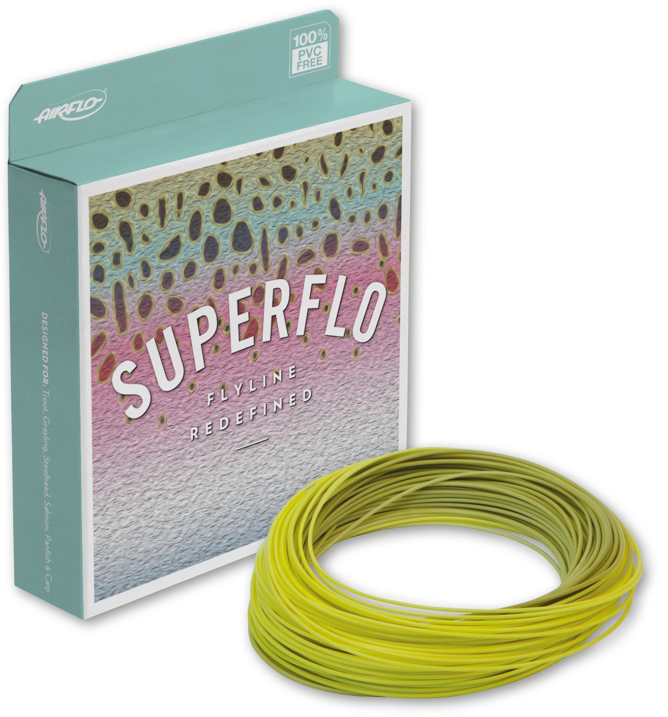 Airflo Super-Flo Elite Floating Fly Line Lichen Green/Sunny Yellow