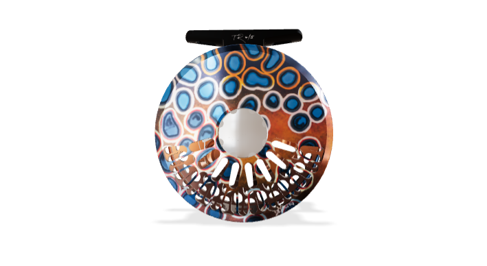 Abel TR Fly Reel - 4/5 Ported, DeYoung Cutthroat Flank