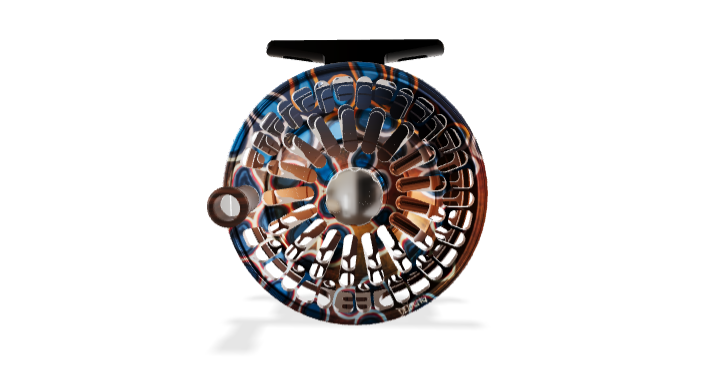 Abel TR Fly Reel - 4/5 Ported, DeYoung Cutthroat Flank