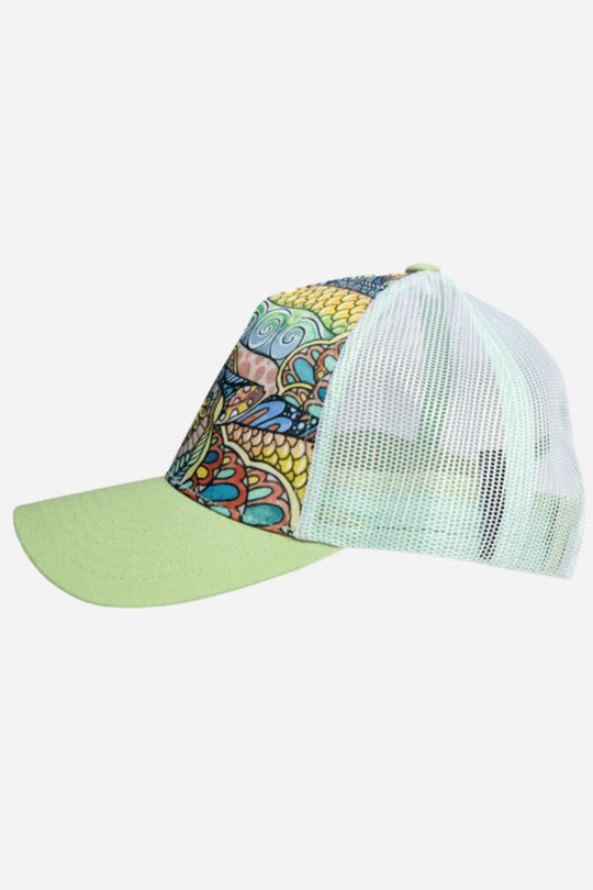 Tropical Tarpon Abstract Trucker Hat