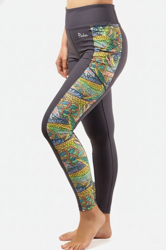 Tropical Tarpon Pocket Leggings