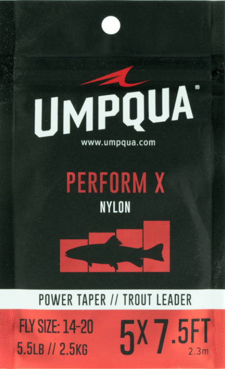 Umpqua Perform X Power Leader 7.5ft 3pk