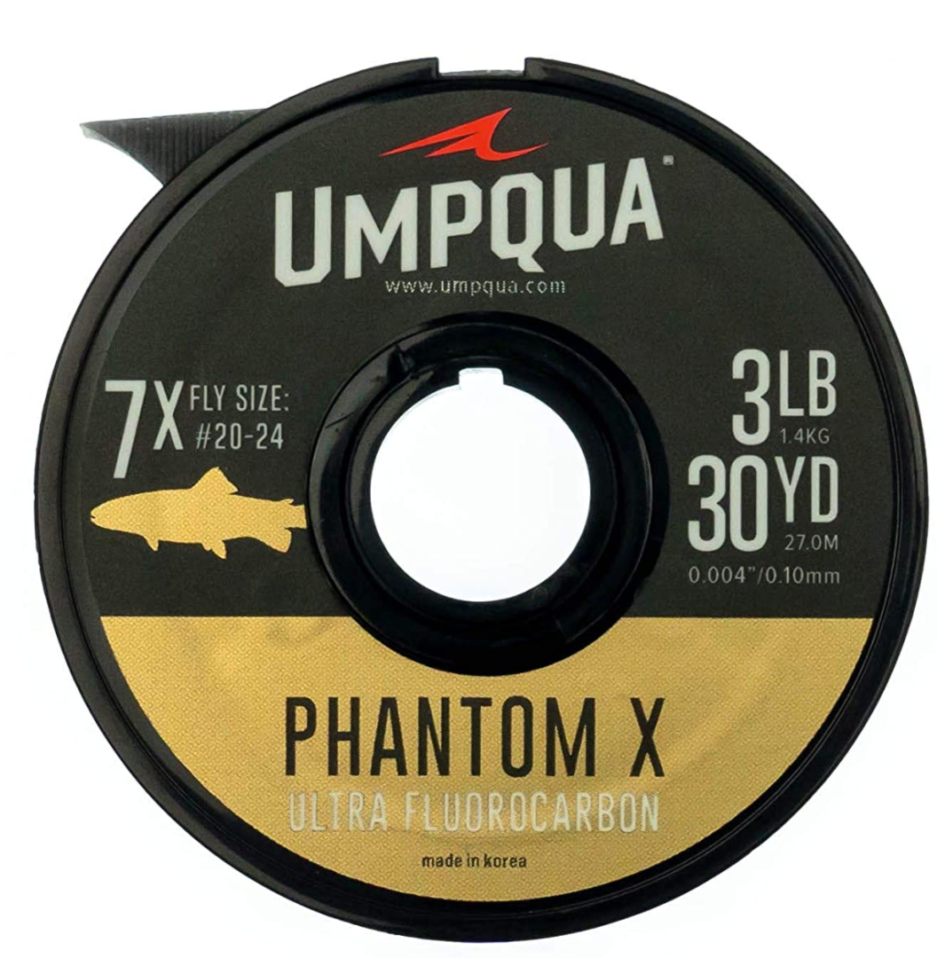 Umpqua Phantom X Fluorocarbon Fly Fishing Tippet 30YDS