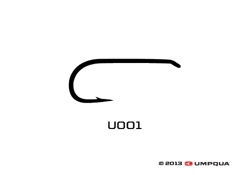 Umpqua U-Series U001 Dry Fly Tying Hooks 50-pack - Fly Tying