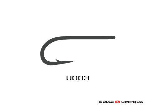 Umpqua U-Series U003 Dry Fly Tying Hooks 50-pack - Fly Tying