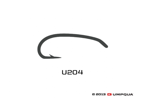 Umpqua U-Series U204 Fly Tying Hooks Assorted Sizes 50 Pack - Fly Tying