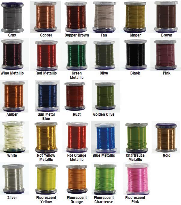 UTC Ultra Wire Brassie Assorted Colors - Fly Tying
