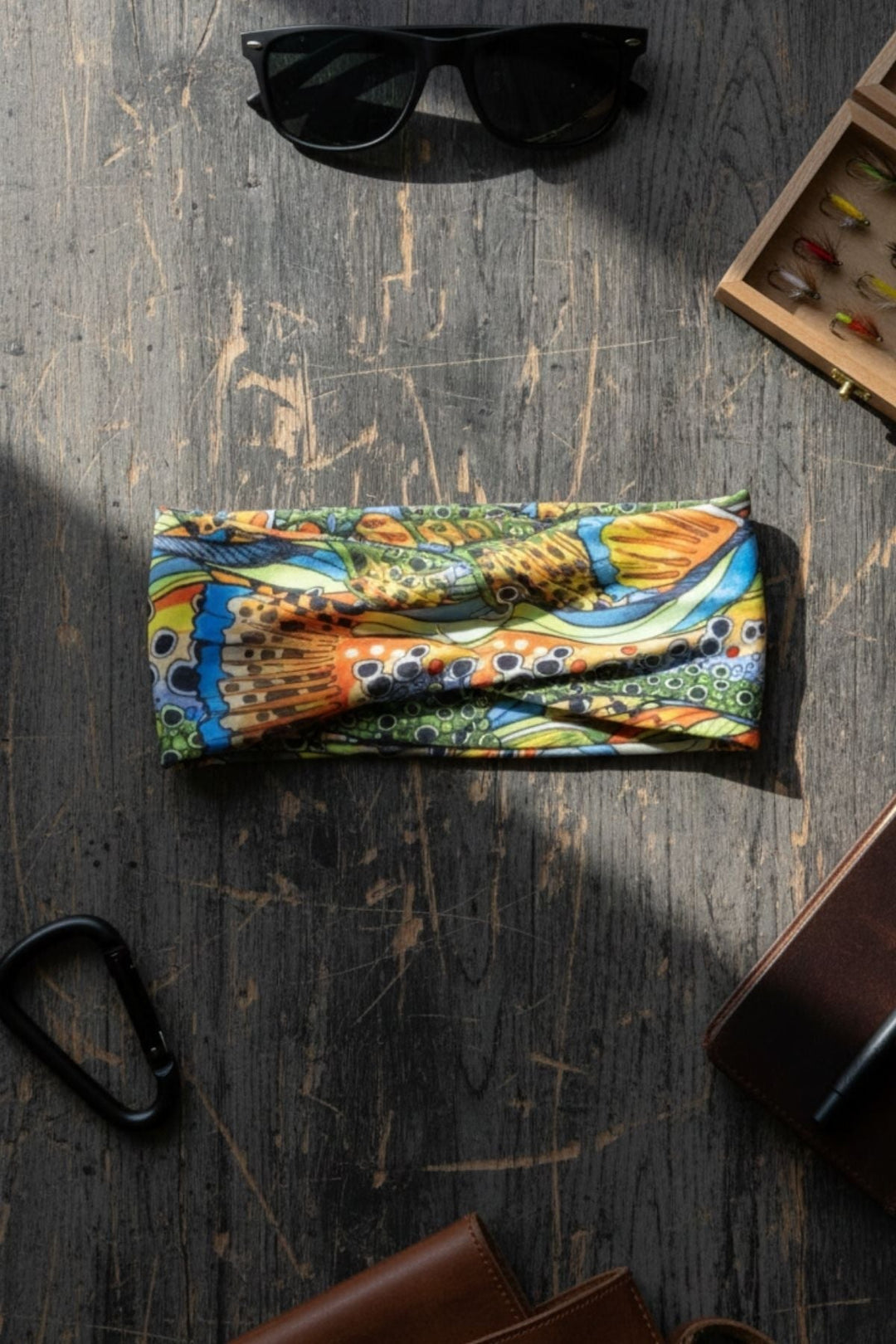 Unbound Brown Jersey Headband