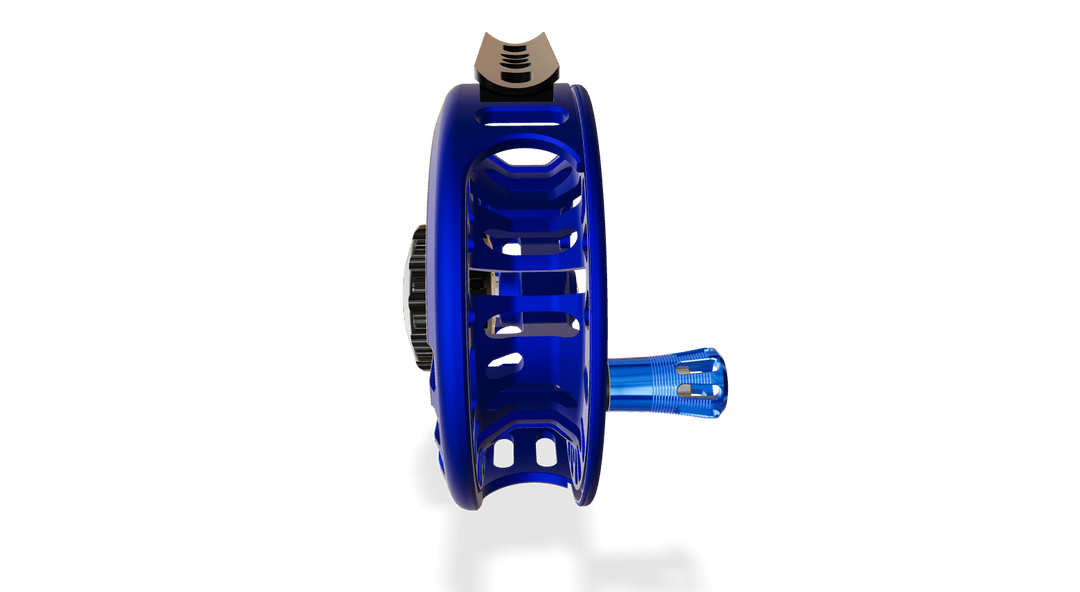 Abel Vaya 5/6 - Satin Blue III - Basic Black Knob - Blue Aluminum Handle