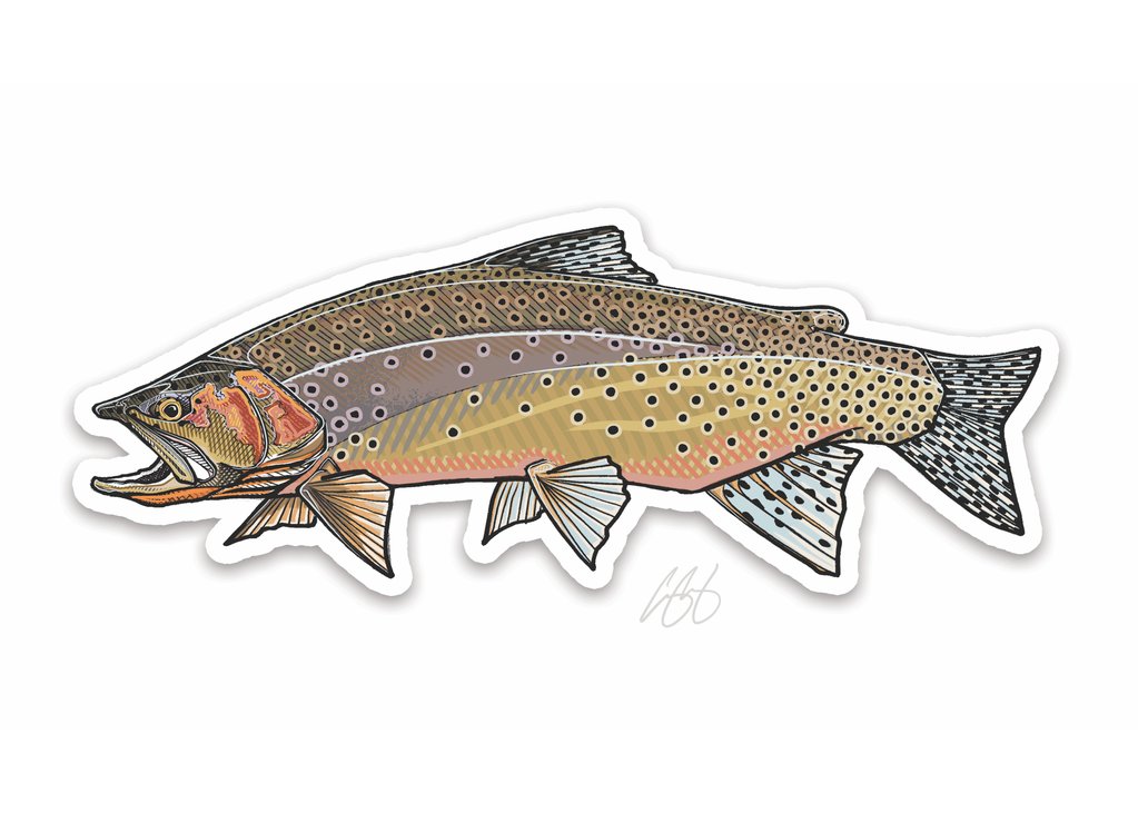 Casey Underwood Westslope Cutthroat Decal Sticker