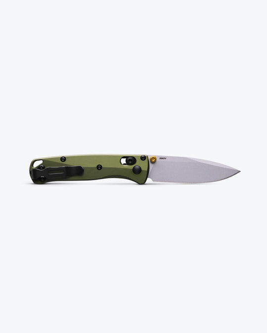 Benchmade 533SL-10 Mini Bugout Woodland Green, open back view