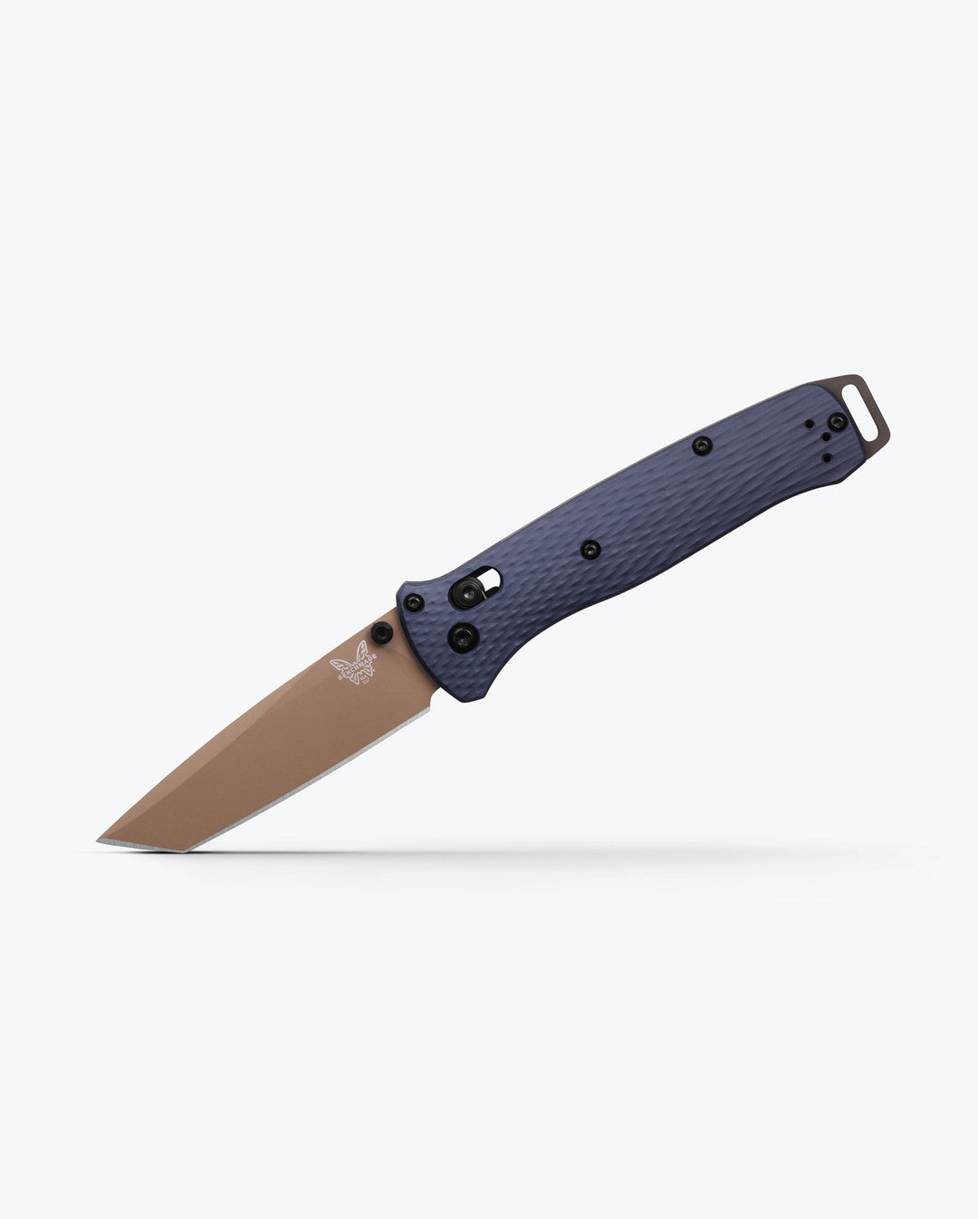 Benchmade Bailout 537FE-02 Crater Blue aluminum, plain M4 tanto